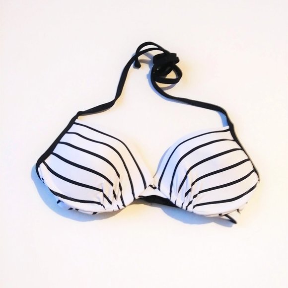Lascana For Venus Striped Bikini Top - Picture 1 of 5